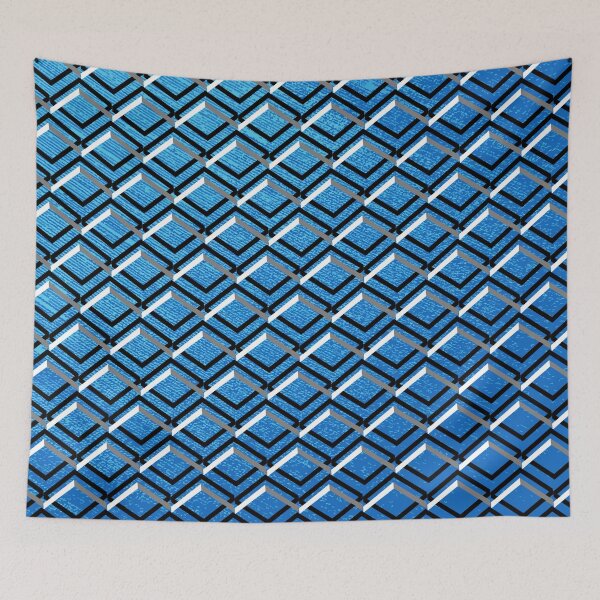 Item preview, blue background graphic pattern designed and sold by wonghong.