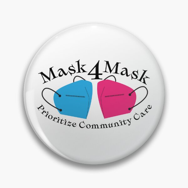 Item preview, Mask4Mask Community Care: Blue and Pink  designed and sold by Fin-Art-.