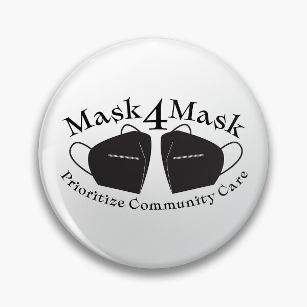 Item preview, Mask4Mask Community Care: Black and White  designed and sold by Fin-Art-.