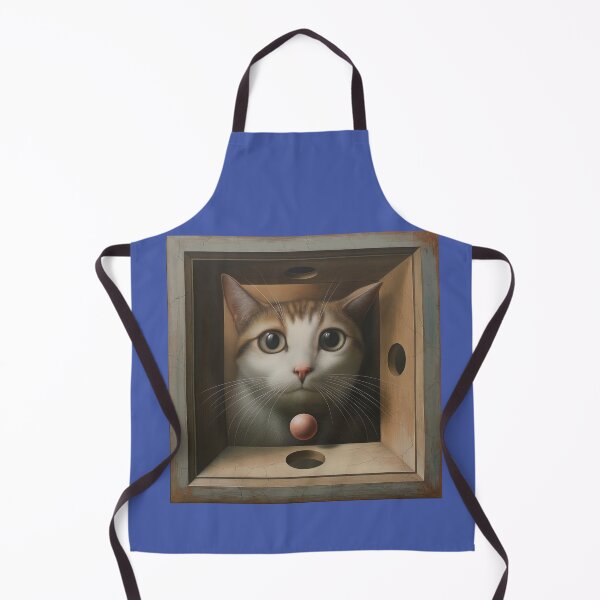 Item preview, "Curious Cat Conundrum: All Checked Off! Everything's Here!" designed and sold by Teeverva Studio.