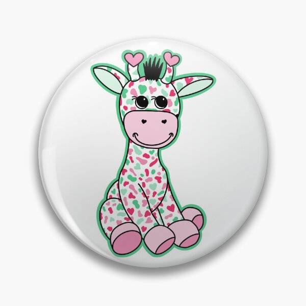 Item preview, Cute Abrosexual Pride Flag Giraffe Pink Green White designed and sold by JoyfulJen.