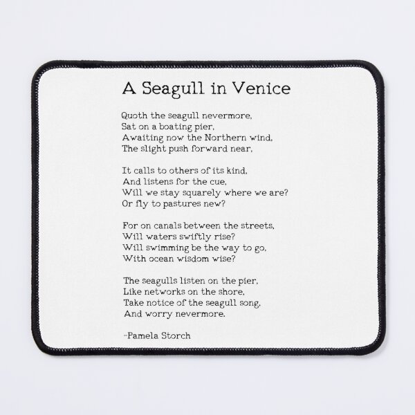 Item preview, A Seagull in Venice Poem Typewriter Edition designed and sold by Pamela Storch.