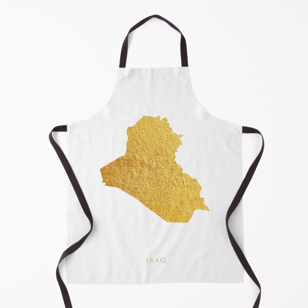 Item preview, Iraq Gold Map designed and sold by ArtPrints.