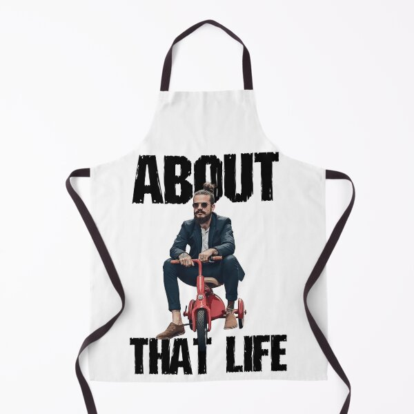 Item preview, About That Life Hipster Man Bun Dude designed and sold by czechnorris.