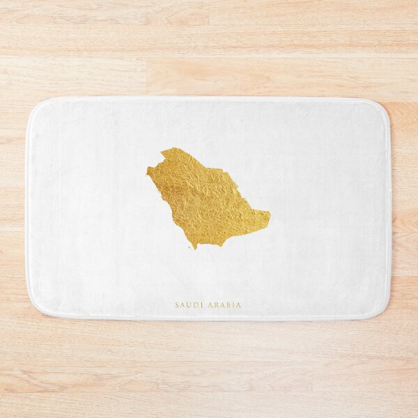 Item preview, Saudi Arabia Gold Map designed and sold by ArtPrints.