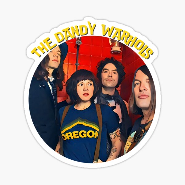Item preview, Dandy Warhols Hi - Def Paint Effect T-Shirt and Sticker designed and sold by DiverseDazzle.