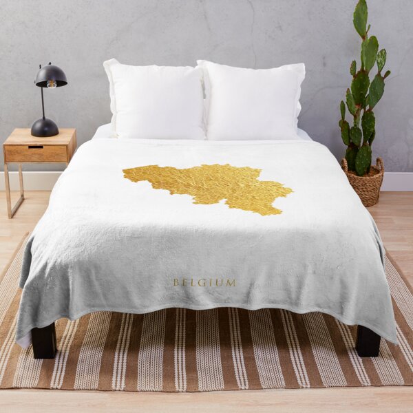 Item preview, Belgium Gold Map designed and sold by ArtPrints.