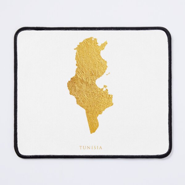 Item preview, Tunisia Gold Map designed and sold by ArtPrints.