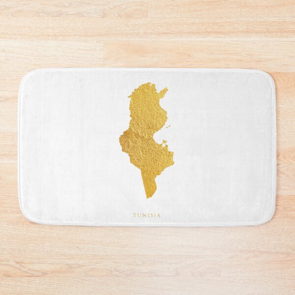 Item preview, Tunisia Gold Map designed and sold by ArtPrints.