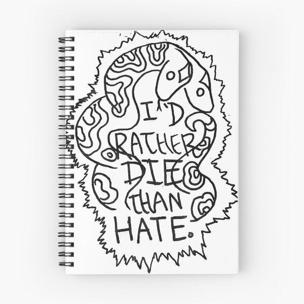 Item preview, I'd Rather Die Than Hate designed and sold by HobbyHound.