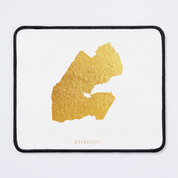 Item preview, Djibouti Gold Map designed and sold by ArtPrints.