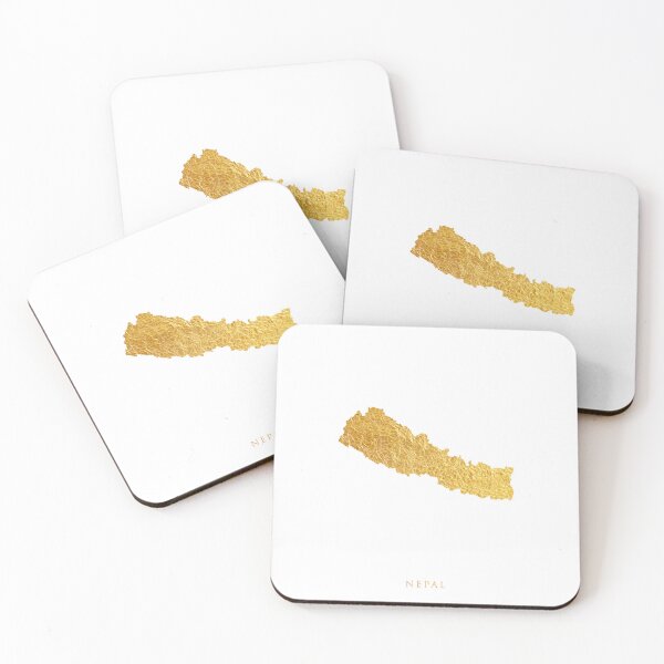 Item preview, Nepal Gold Map designed and sold by ArtPrints.