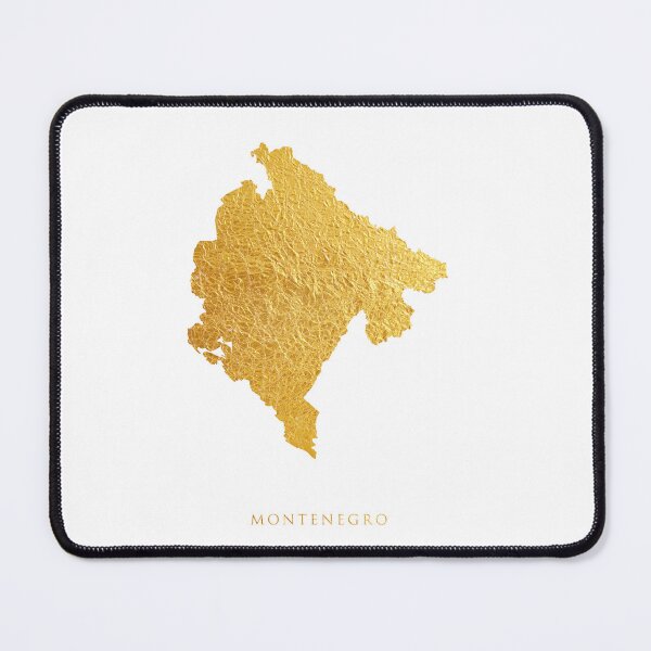 Item preview, Montenegro Gold Map designed and sold by ArtPrints.