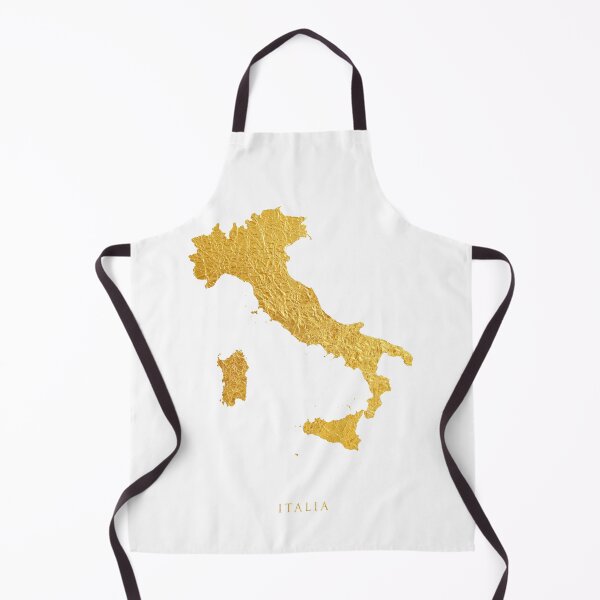 Item preview, Italia Gold Map designed and sold by ArtPrints.