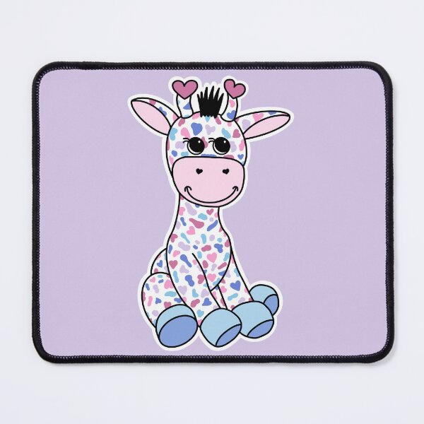 Item preview, Cute Bigender Pride Flag Giraffe Pastel Pink Purple Blue designed and sold by JoyfulJen.