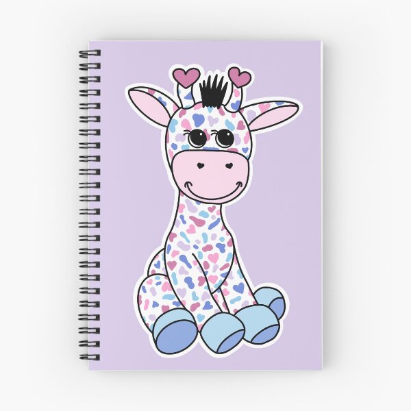 Item preview, Cute Bigender Pride Flag Giraffe Pastel Pink Purple Blue designed and sold by JoyfulJen.