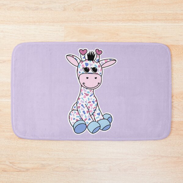 Item preview, Cute Bigender Pride Flag Giraffe Pastel Pink Purple Blue designed and sold by JoyfulJen.