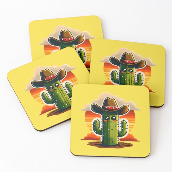 Item preview, Cacti Cowboy designed and sold by Funny Vintage Stickers And T-Shirts.
