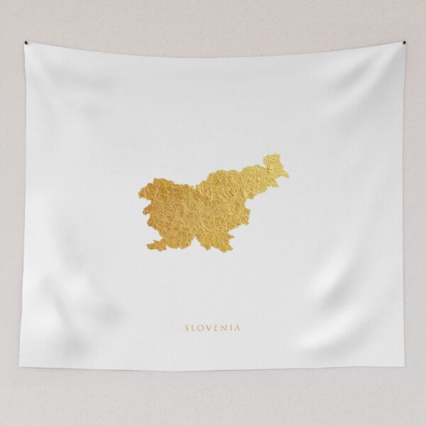 Item preview, Slovenia Gold Map designed and sold by ArtPrints.