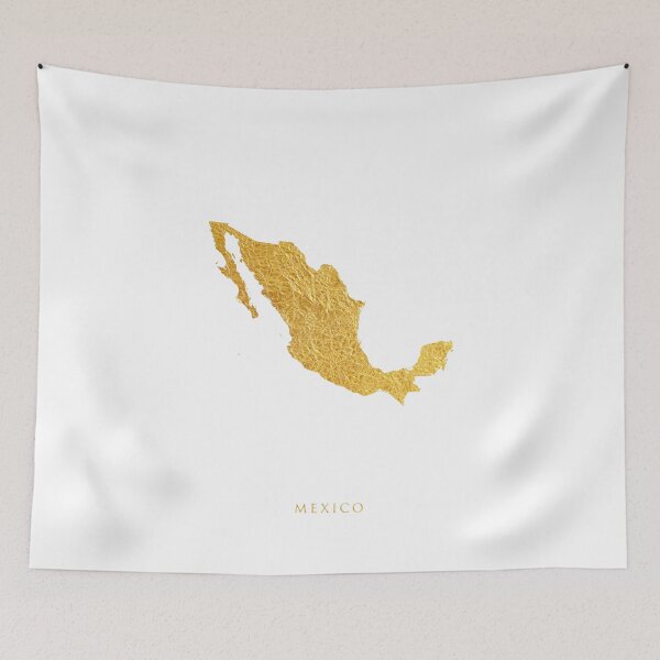 Item preview, Mexico Gold Map designed and sold by ArtPrints.