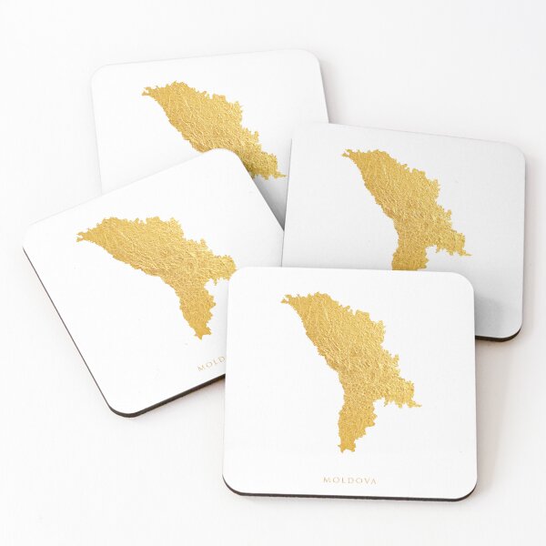 Item preview, Moldova Gold Map designed and sold by ArtPrints.
