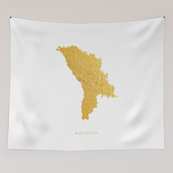 Item preview, Moldova Gold Map designed and sold by ArtPrints.