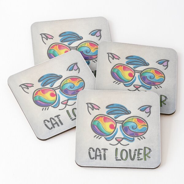 Artikelvorschau, Katzenliebhaber-Malerei entworfen und verkauft von CatStickershere.