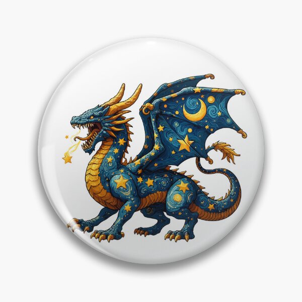 Item preview, Starry Night Dragon #3 designed and sold by Xsquilax.