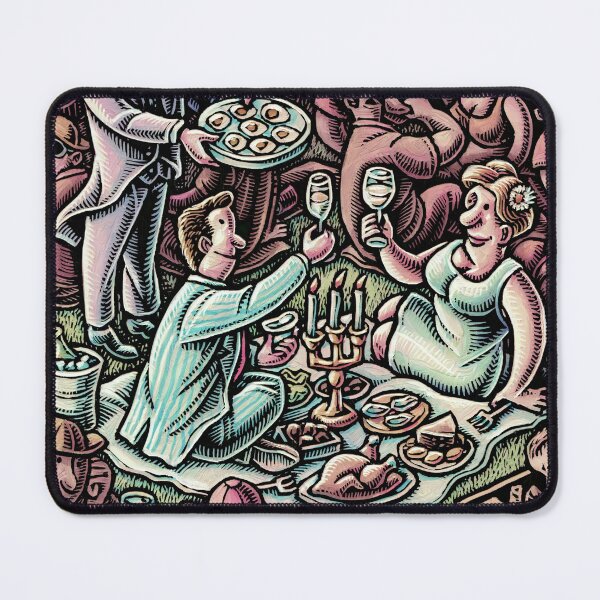 Item preview, Gourmet Picnic in a Crowded City Park designed and sold by LisaHaney.