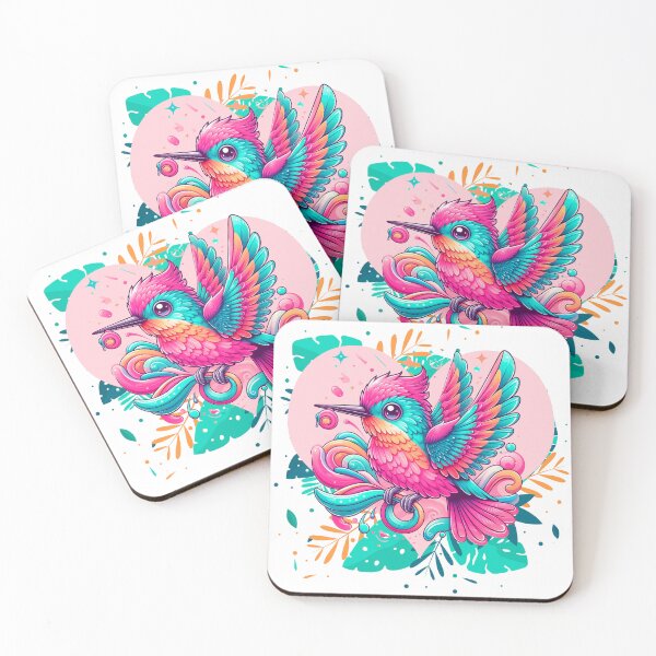 Item preview, COLORFUL HUMMINGBIRD IN LOVE designed and sold by DGVO.