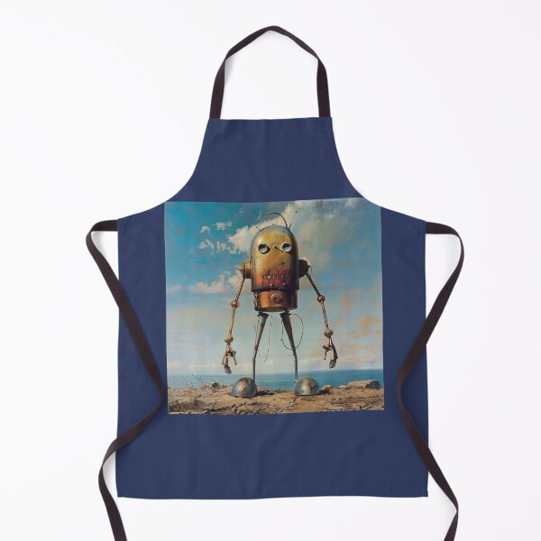 Aperçu de l'œuvre Rêve de robot rustique - Art Steampunk créée et vendue par Teeverva Studio.