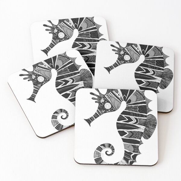 Item preview, sea cow  zentangle style designed and sold by CHAEJIMIN.