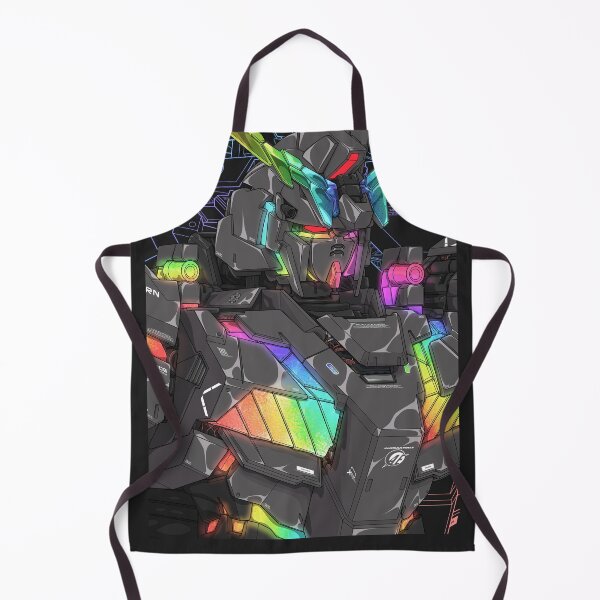Item preview, Black Rainbow Unicorn Gundam Art - Anime Mecha Design designed and sold by deveerei.