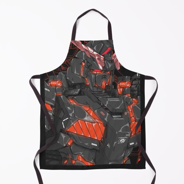Item preview, Black Red Full Armor Unicorn Gundam Art - Anime Mecha Design designed and sold by deveerei.