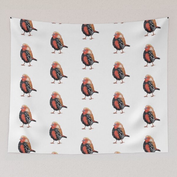 Item preview, Painted Firetail Finch bird designed and sold by MatsonArtDesign.