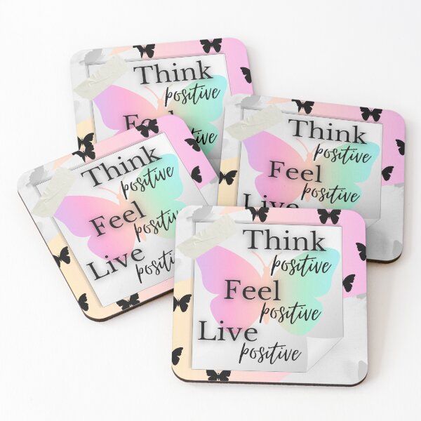 Item preview, Think positive, feel positive, live positive designed and sold by Decimo12.
