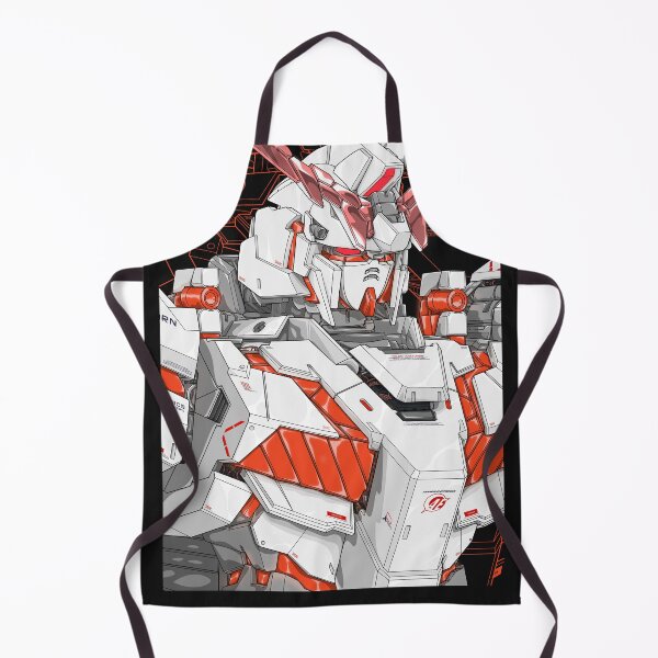 Item preview, White Red Unicorn Gundam Art - Anime Mecha Design designed and sold by deveerei.