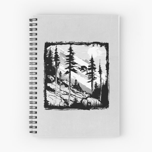 Item preview, Forest MTB Rider. Forest bike art designed and sold by tabemisa.