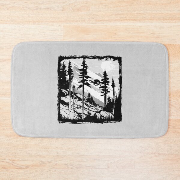 Item preview, Forest MTB Rider. Forest bike art designed and sold by tabemisa.