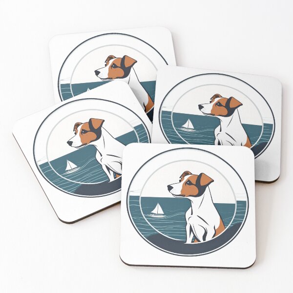 Item preview, Traveler dog in the sea Jack Russel Terrier dog onwer  designed and sold by GoodyPaws.