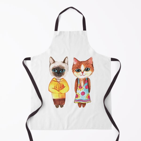 Item preview, Cute cartoon cat boy & gilr designed and sold by PMSNshop.