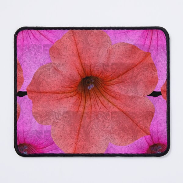 Item preview, Stained Glass Pink Orange Petunia Photography / Floral Photography designed and sold by Victoria Rose.