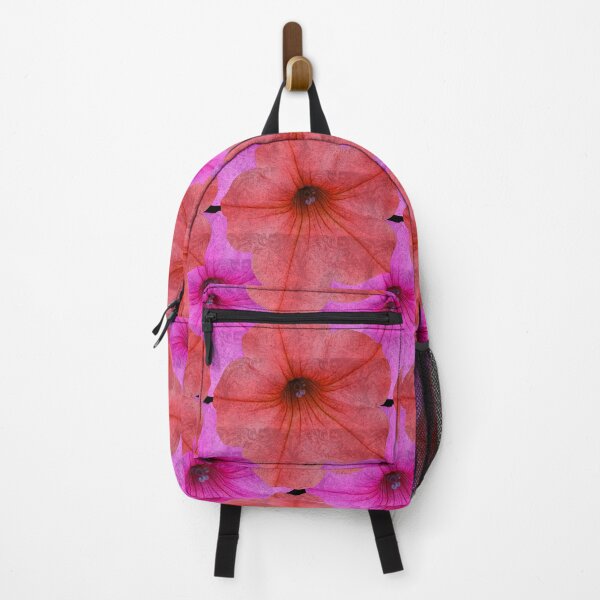 Item preview, Stained Glass Pink Orange Petunia Photography / Floral Photography designed and sold by Victoria Rose.