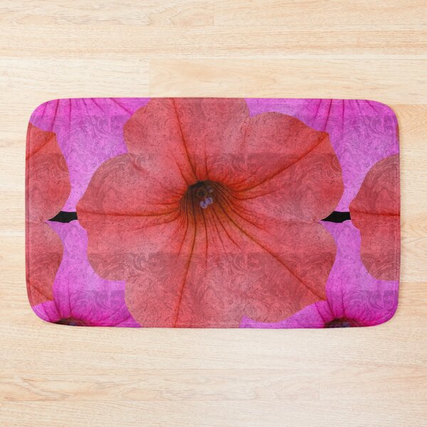 Item preview, Stained Glass Pink Orange Petunia Photography / Floral Photography designed and sold by Victoria Rose.
