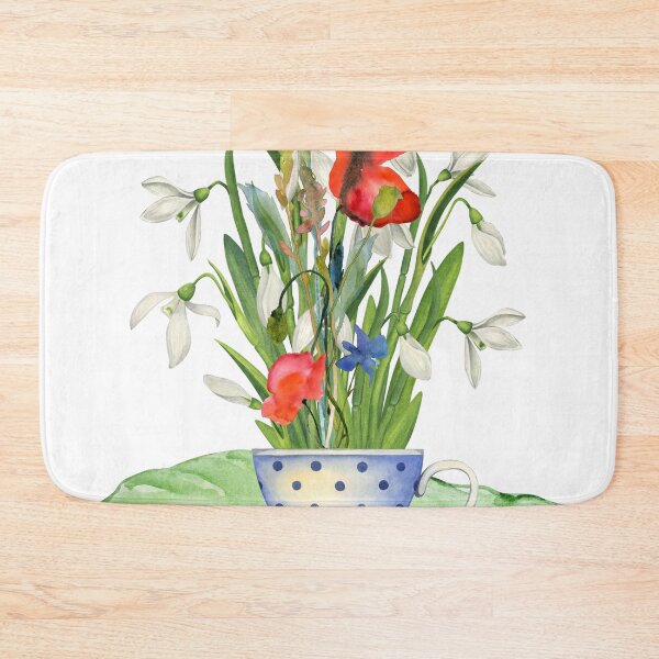 Item preview, happy cup with flowers designed and sold by Modern-Tropical.