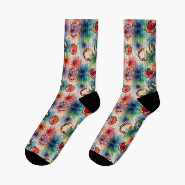 Item preview, Ring watercolours on a multi coloured background designed and sold by FocusedArt.