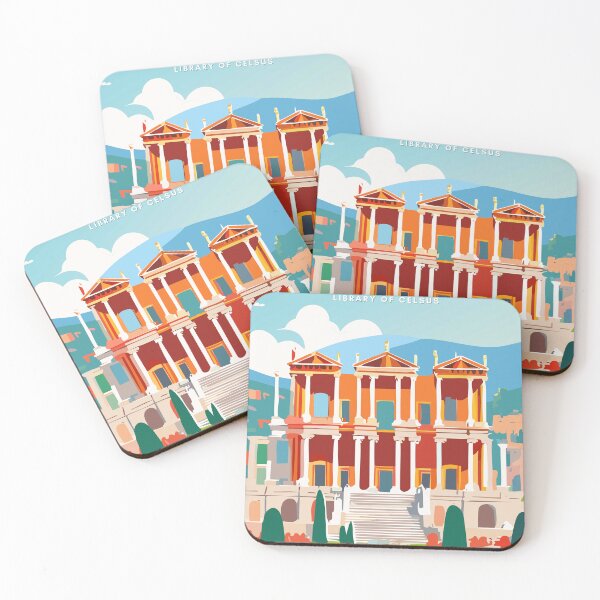 Item preview, Library of Celsus Ancient Roman Ruins Ephesus Turkey designed and sold by TheJoeyStudio.