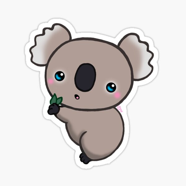 Eating Koala Sticker