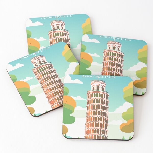 Item preview, Leaning Tower of Pisa European Monument Italy designed and sold by TheJoeyStudio.