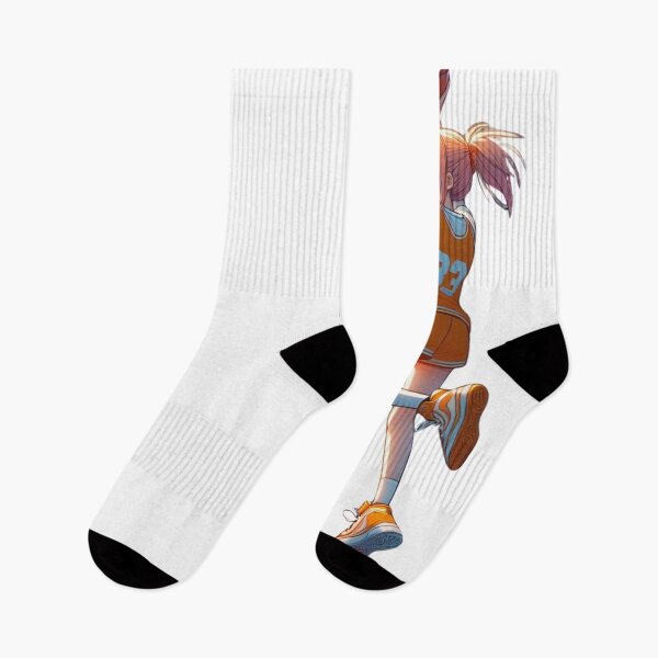 Item preview, Cute Cool Anime girl playing basketball, Pretty girl dribbling, Beautiful sports professional female basketballer at tournament jump shooting (SGVisionary) designed and sold by SGVisionary.